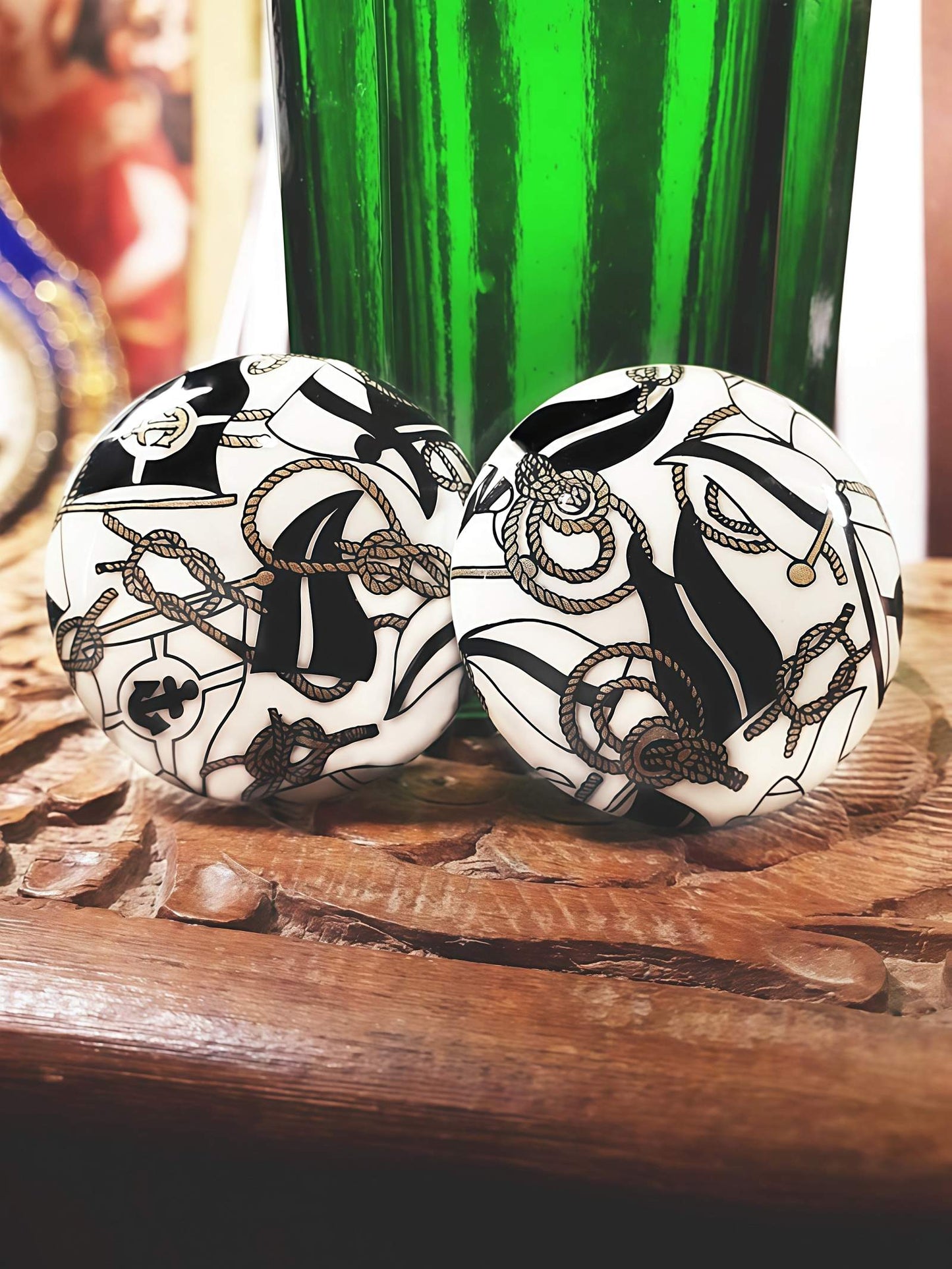 Vintage 1960s Nautical Earrings Clip-On Sailor Retro Mod RARE