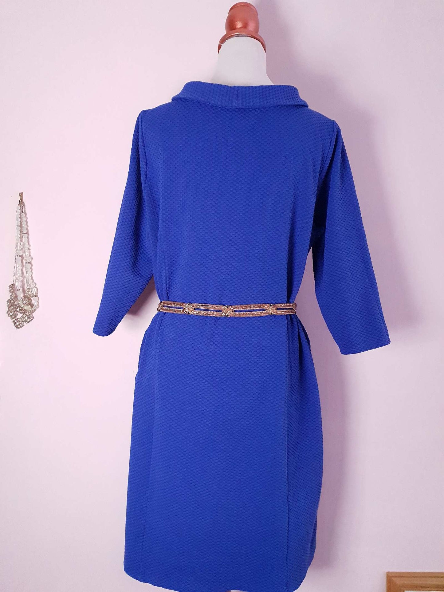 Laura Ashley Purple Dress  Midi - Size 16