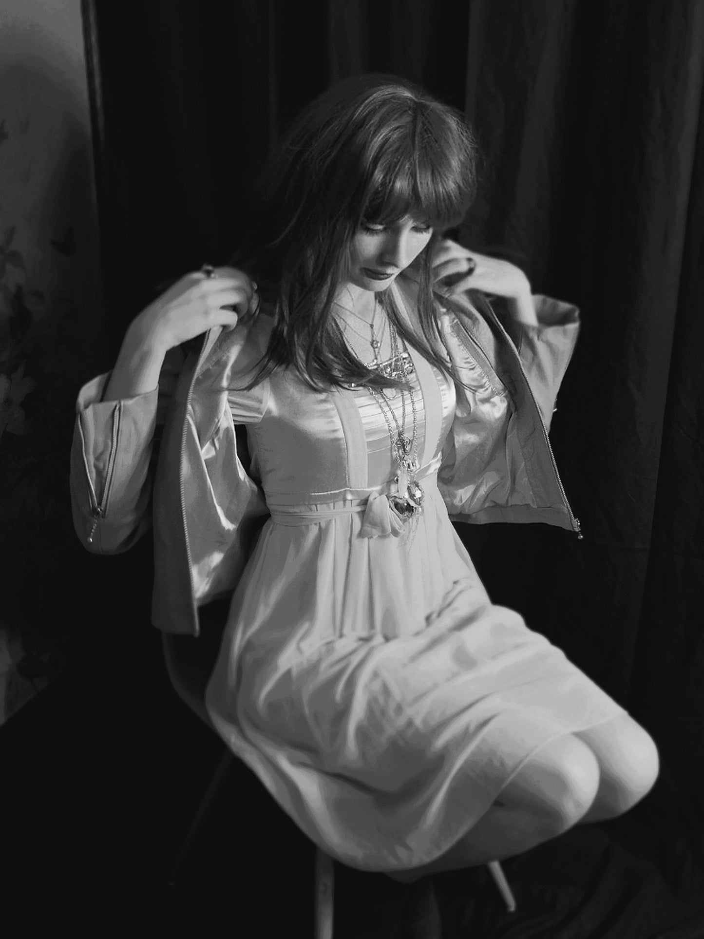 Vintage 90s Tan Leather Jacket Ladies Size 14 Retro