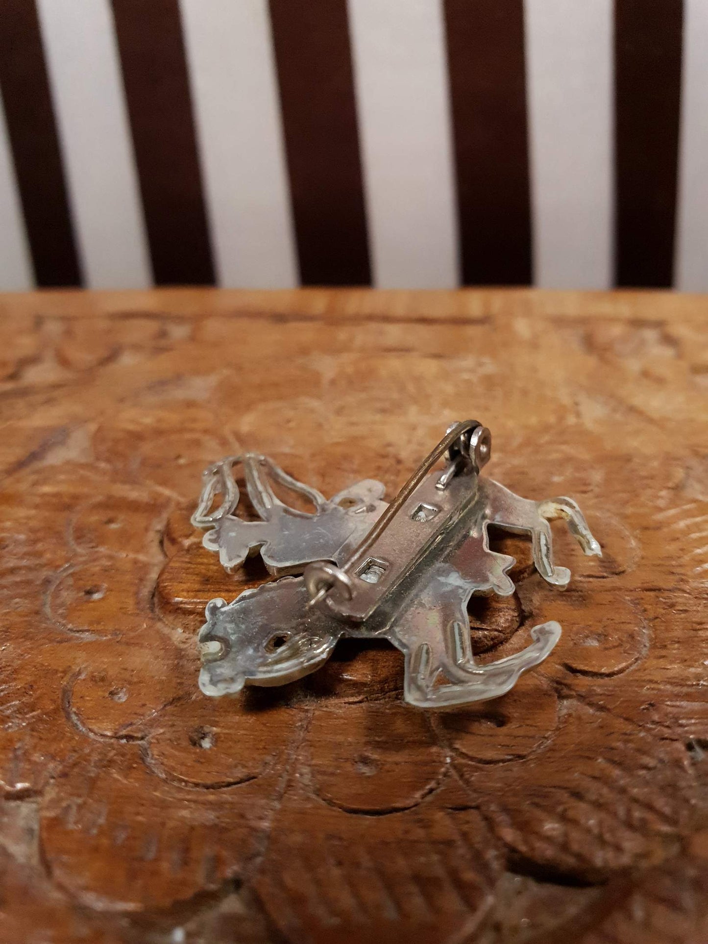 Vintage 1950s Cowboy Horse Brooch Pin American Rodeo Americana - Rare