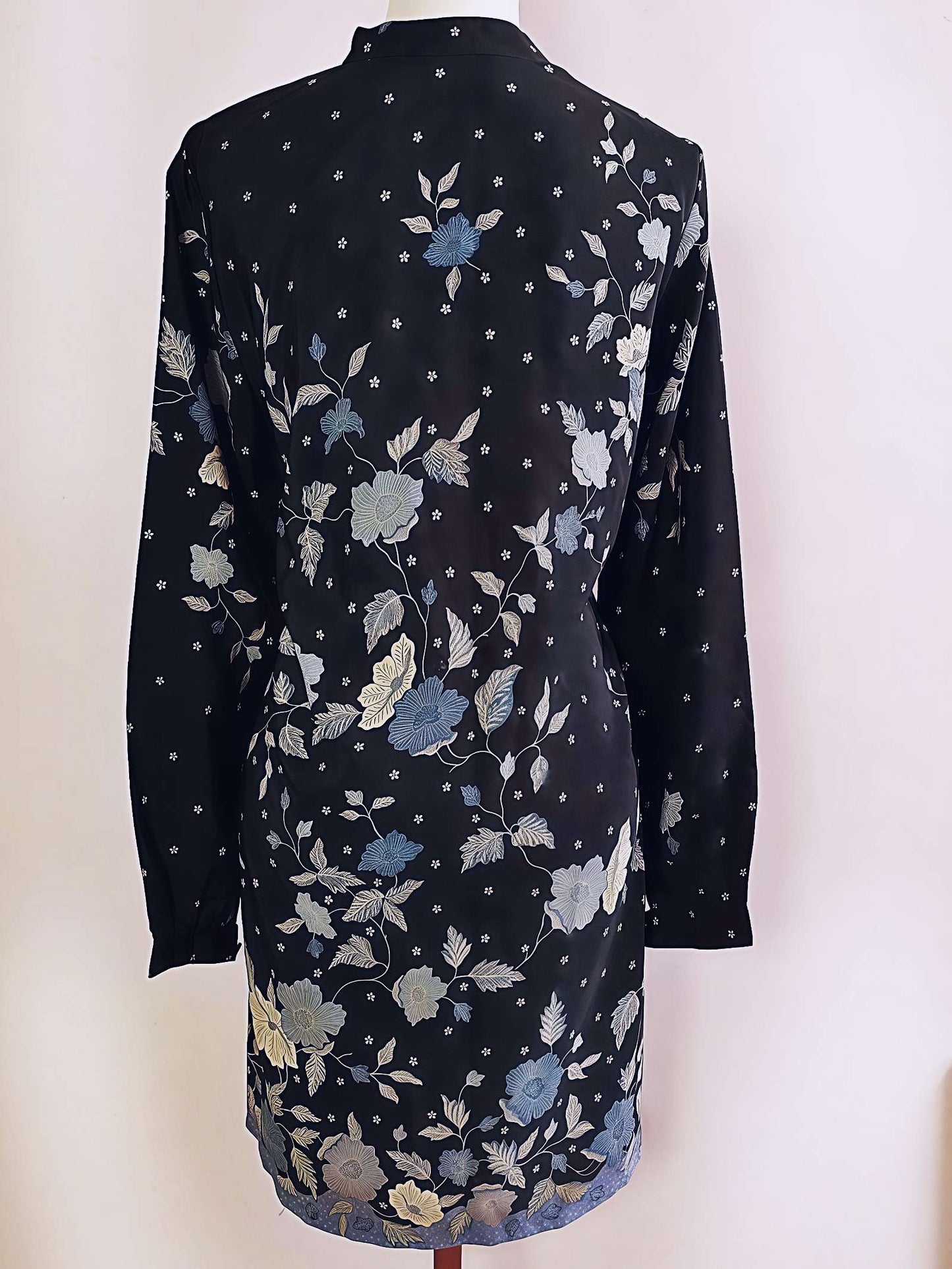 Vintage Oriental Boho Shirt Top Blouse Kaftan Bohemian Caftan 1980s