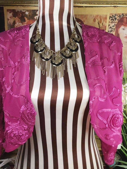 Vintage 90s Boho Medallion Chain Necklace Bohemian