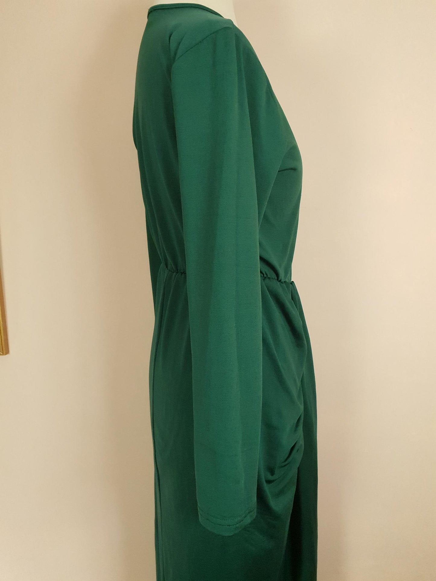 Pre-owned Green Dressing Gown House Dress Fleece Size 10