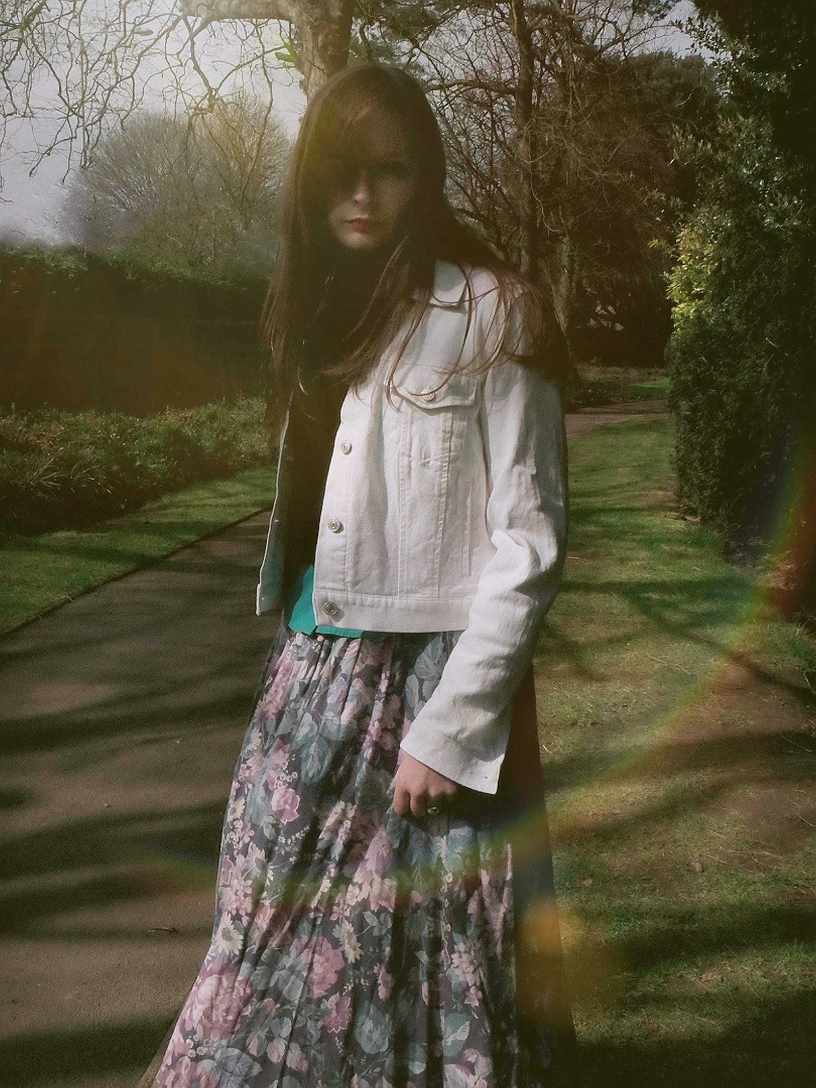 Vintage 1980s Laura Ashley Floral Skirt English Classics Size 12