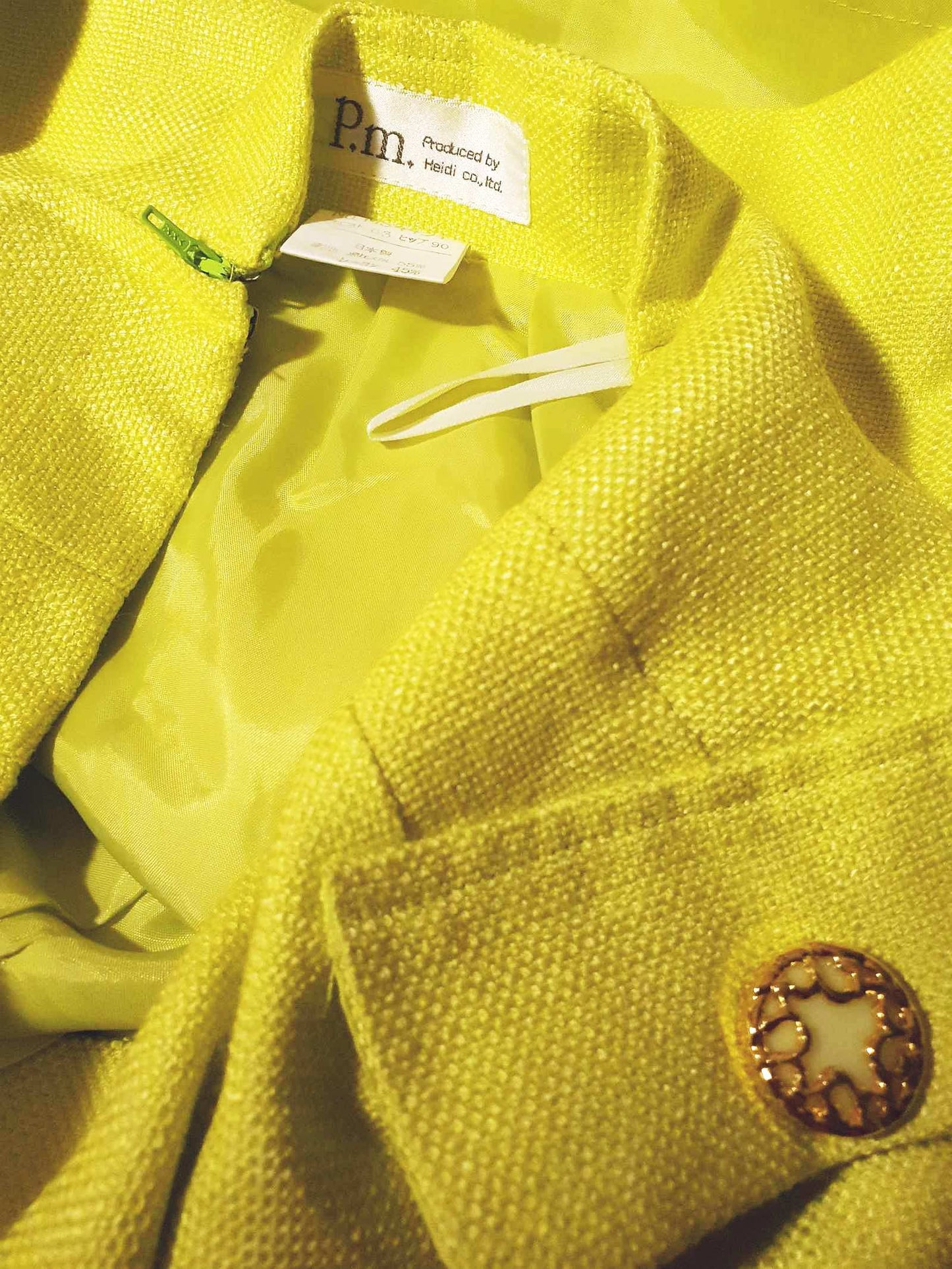 Vintage 1980s Lime Green Mini Skirt - Size 6