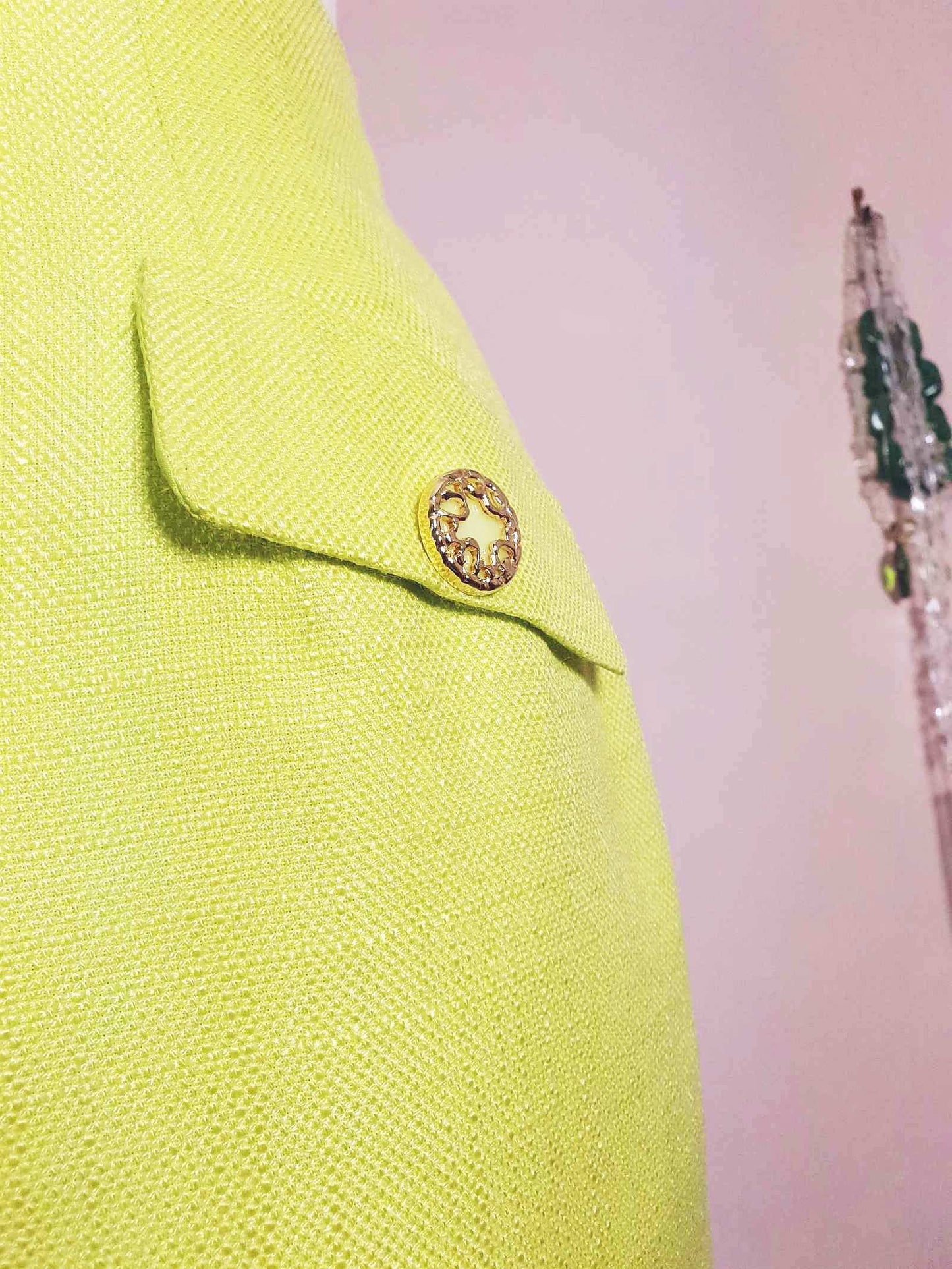 Vintage 1980s Lime Green Mini Skirt - Size 6