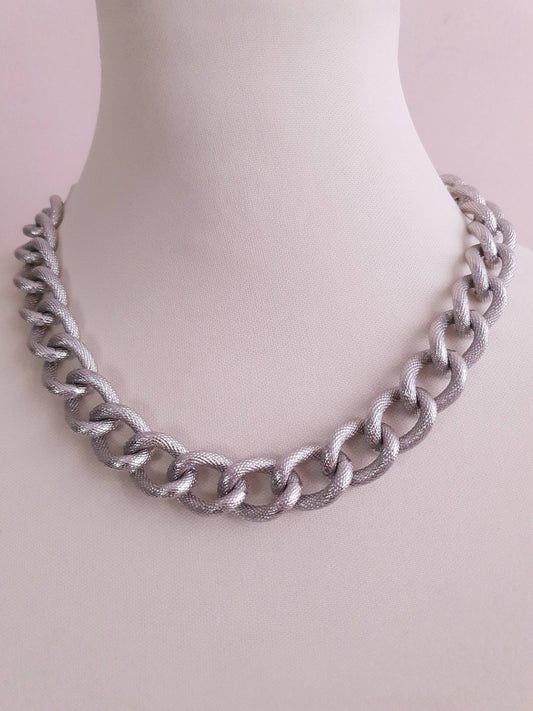 Y2K Storm Chunky Curb Chain Link Stainless Steel Necklace