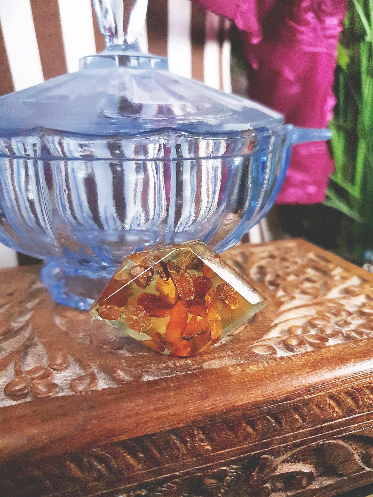 Vintage 1920s Baltic Amber Brooch Antique Art Deco