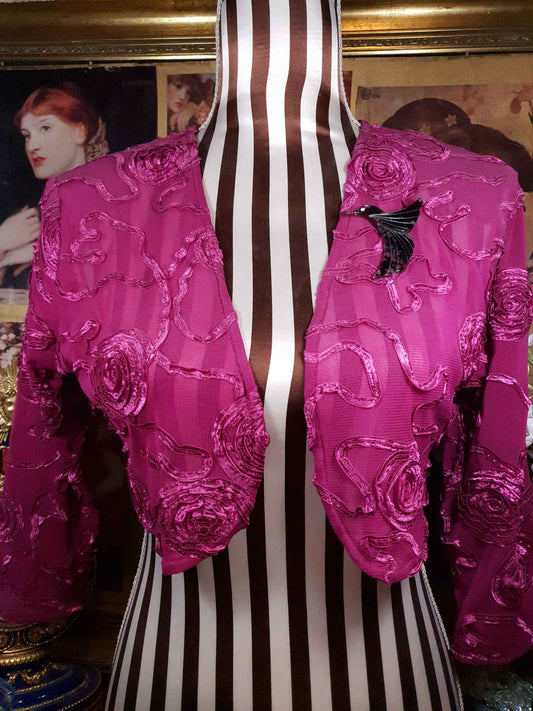 Vintage 1970s Hummingbird Brooch Lucite Flying Bird - Rare