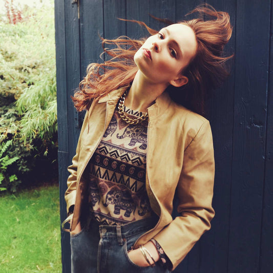 Vintage 1990s Chunky Chain Necklace Gold Hue