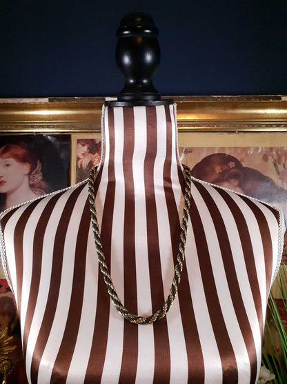Vintage 1980s Rope Necklace 25" Gold Tone