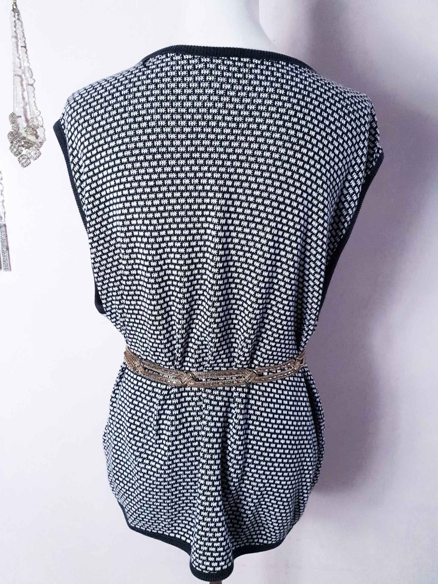 Vintage 90s Diane Von Furstenberg Oversized Grey Tank Top