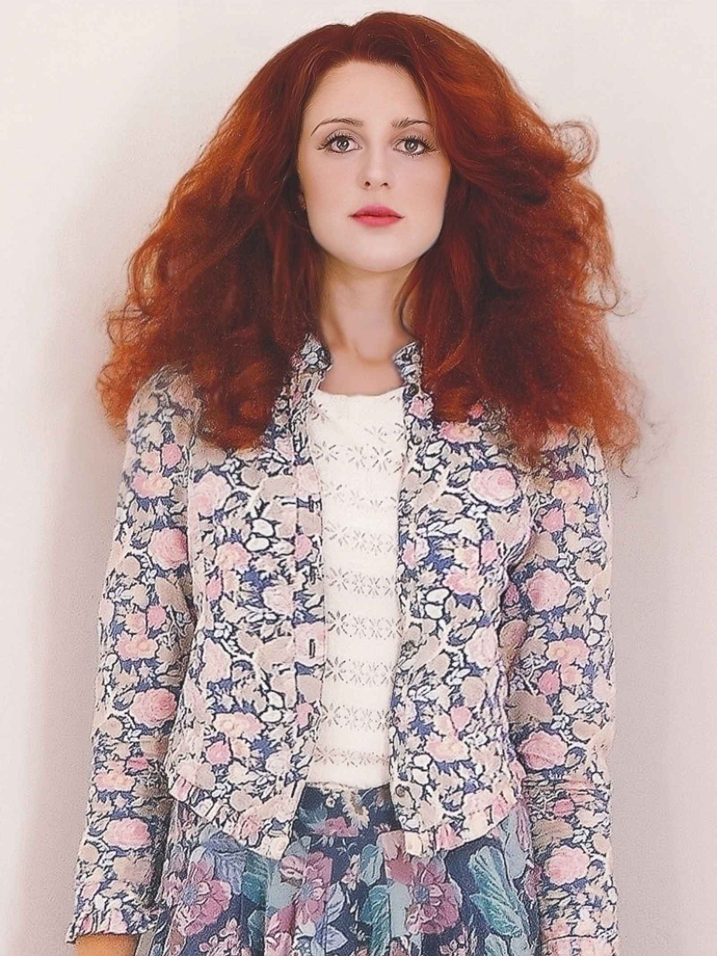 Vintage 1970s Laura Ashley Rose Floral Ruffle Blouse - English Classics Size 10