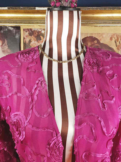 Vintage 1980s Chain Link Choker Necklace Gold-Tone