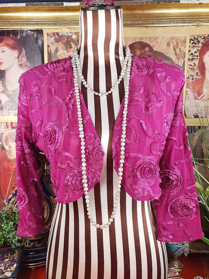 Vintage 1980s Grey Lilac Baroque Freshwater Pearl Necklace – 62" Long Strand