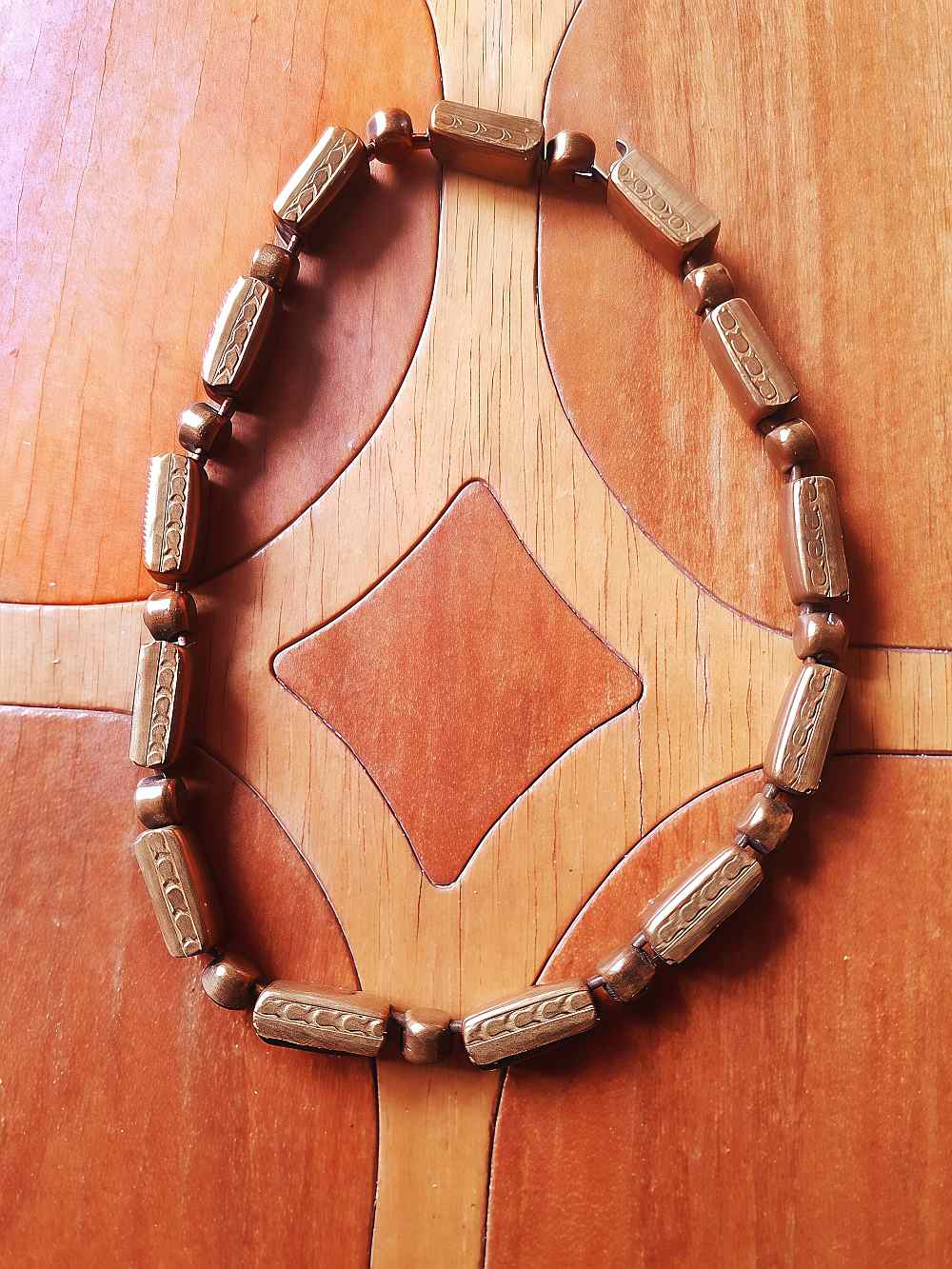 Vintage 1920s Art Deco Czech Rhinestone Bracelet – Black Glass Links Signed