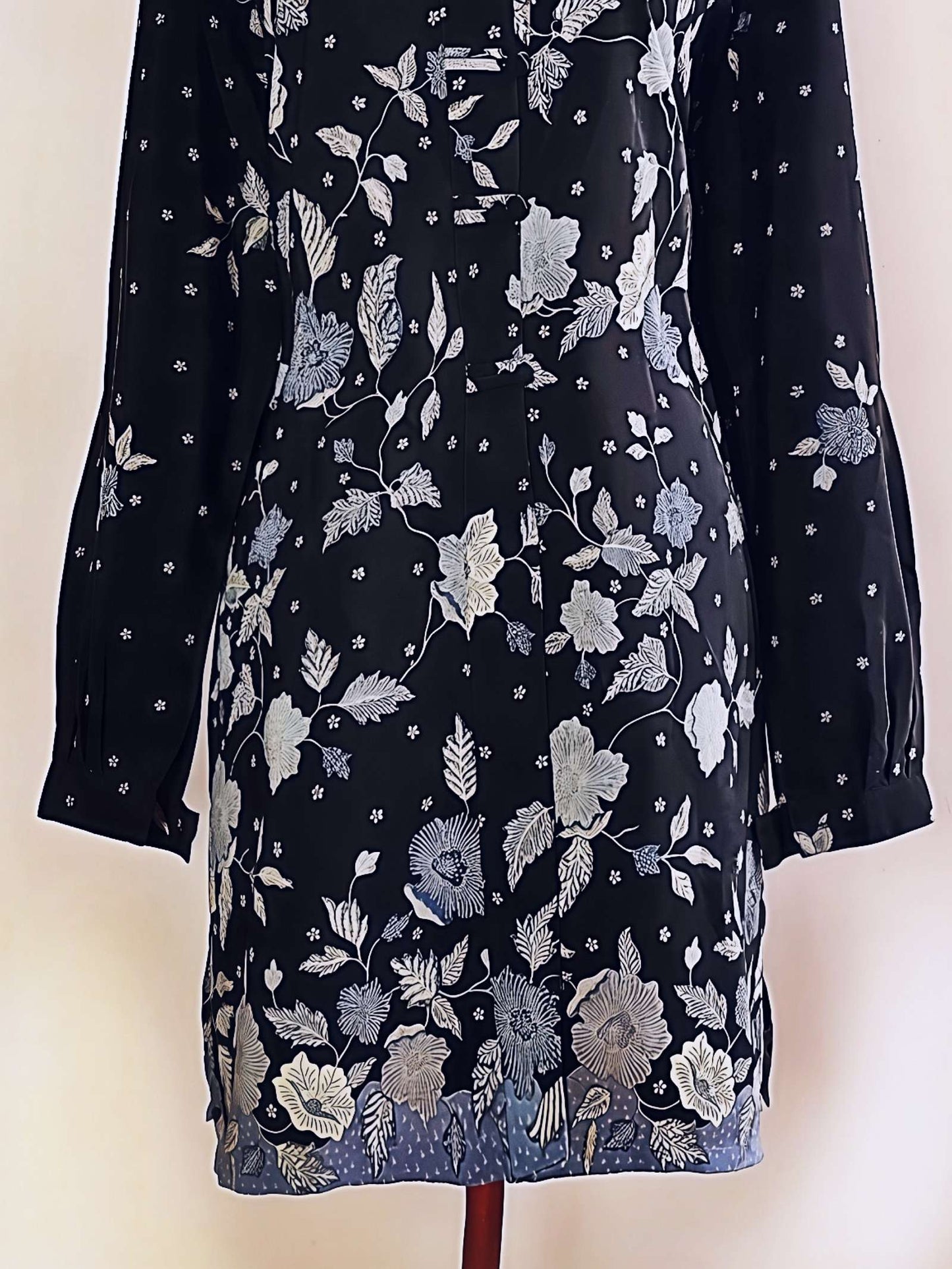 Vintage Oriental Boho Shirt Top Blouse Kaftan Bohemian Caftan 1980s