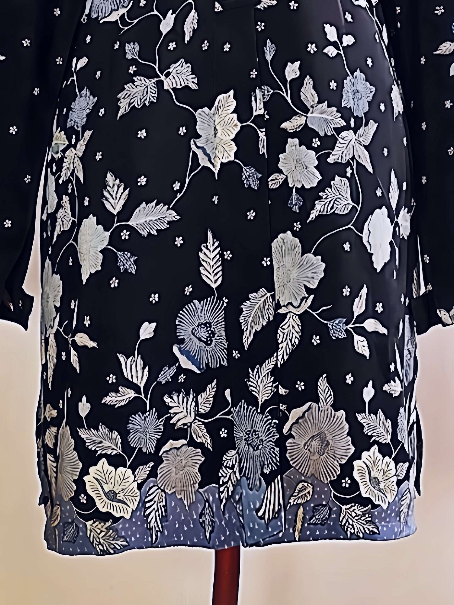 Vintage Oriental Boho Shirt Top Blouse Kaftan Bohemian Caftan 1980s