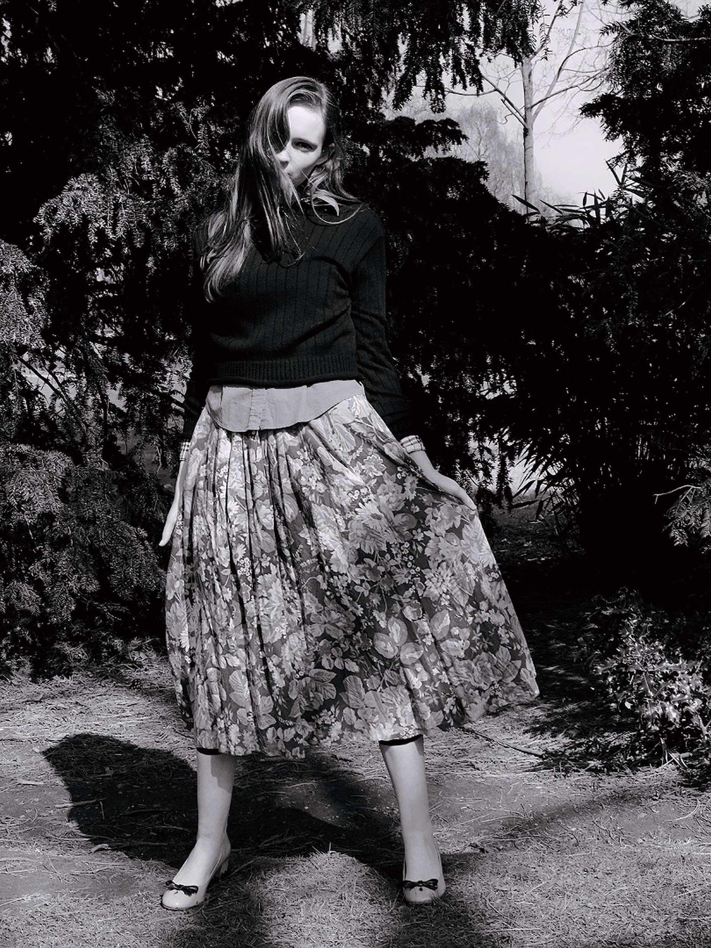Vintage 1980s Laura Ashley Floral Skirt - English Classics Size 12