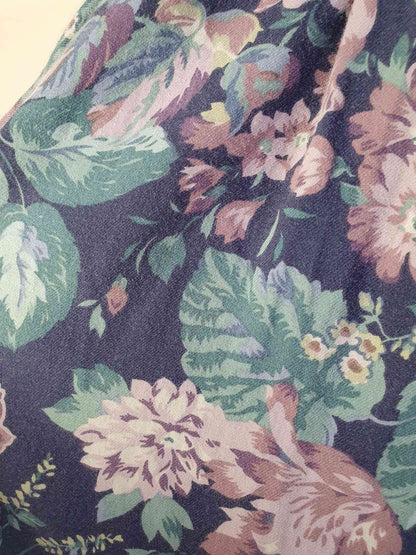 Vintage 1980s Laura Ashley Floral Skirt - English Classics Size 12