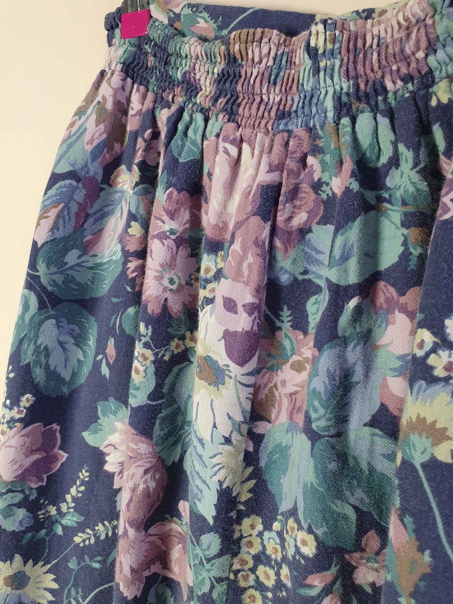 Vintage 1980s Laura Ashley Floral Skirt - English Classics Size 12
