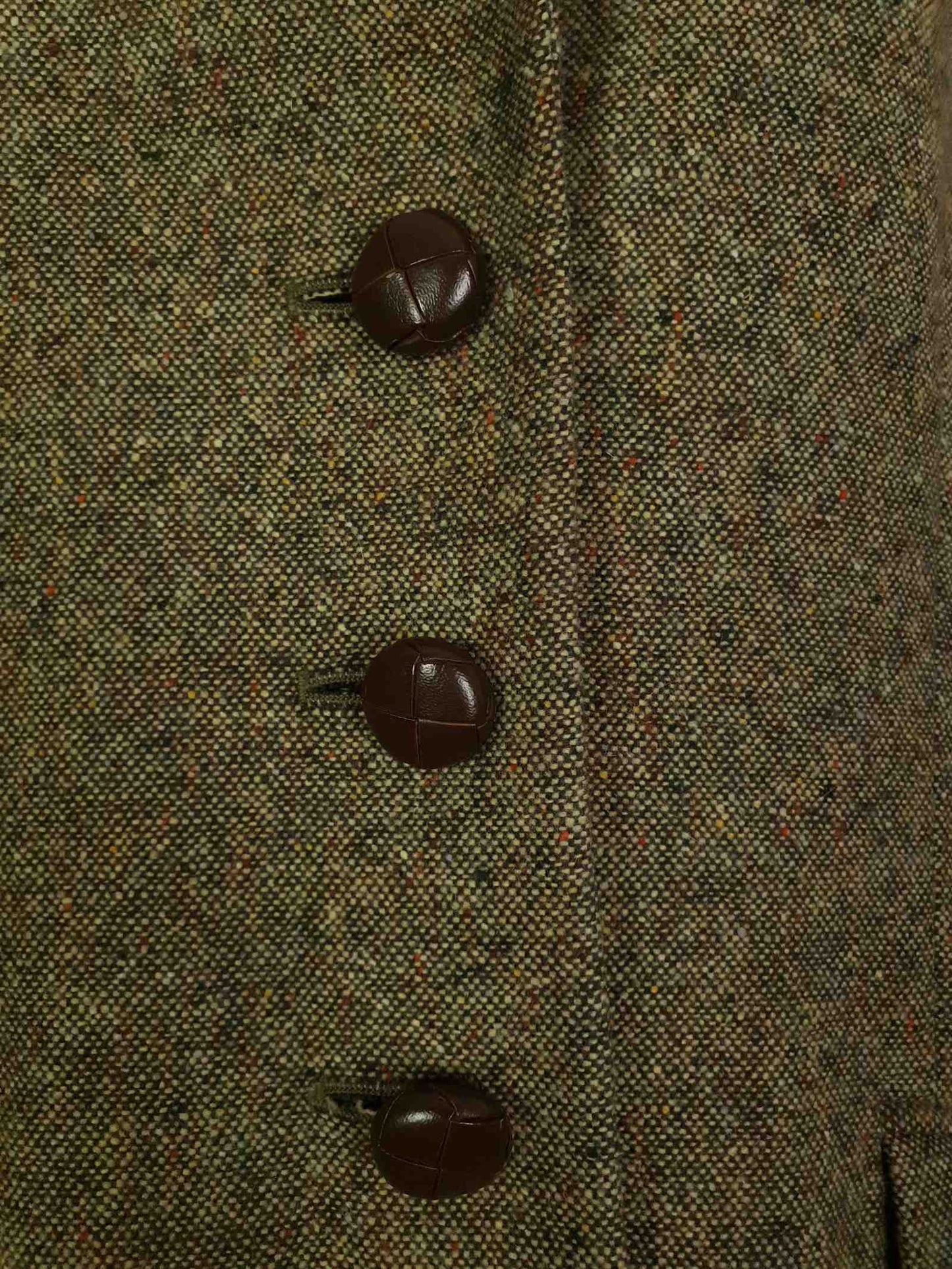 Vintage Mulberry Green Wool Jacket Size 12/14 1990s Oversize Equestrian
