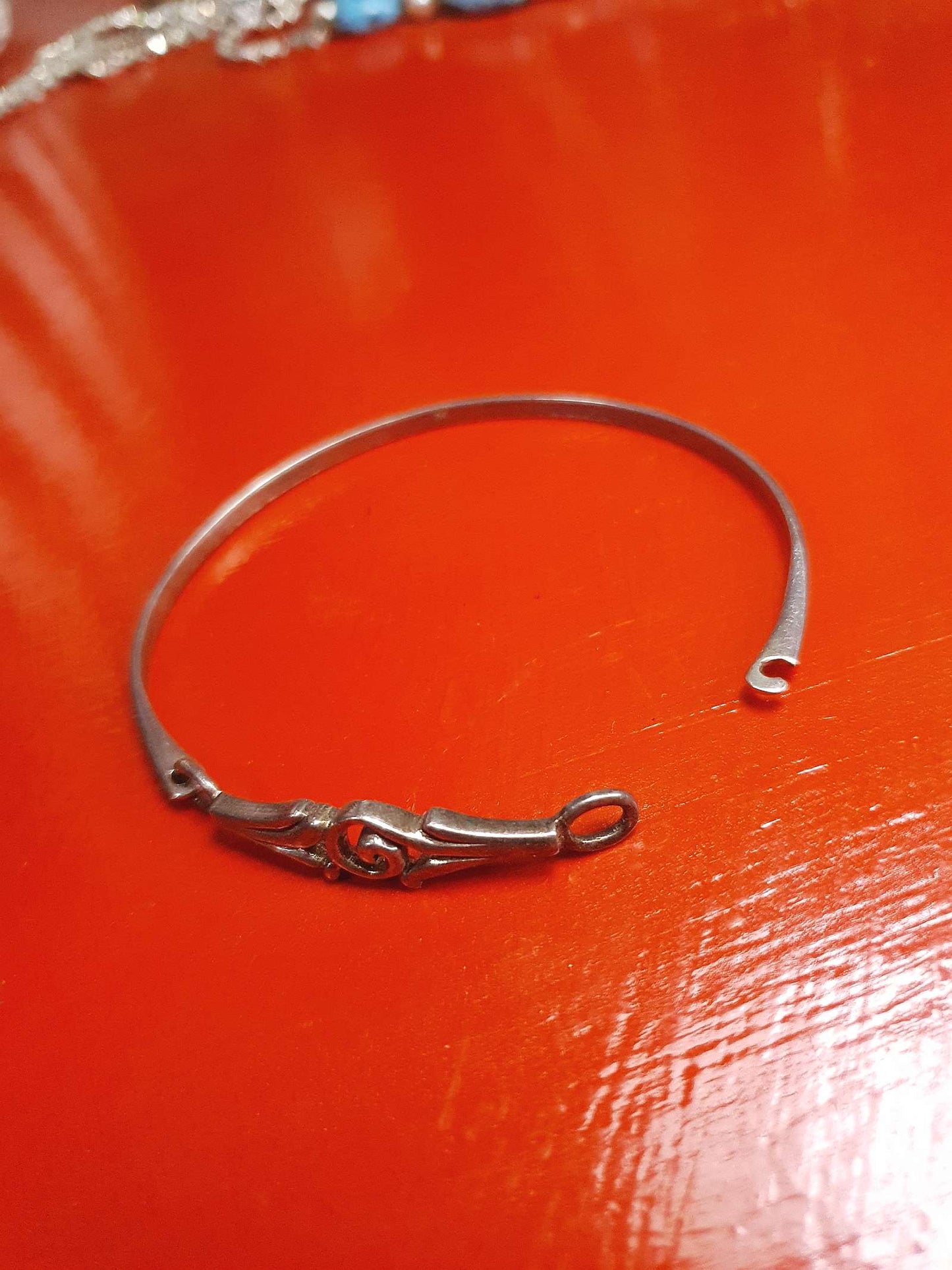 Vintage Sterling Silver Bangle Bracelet 925
