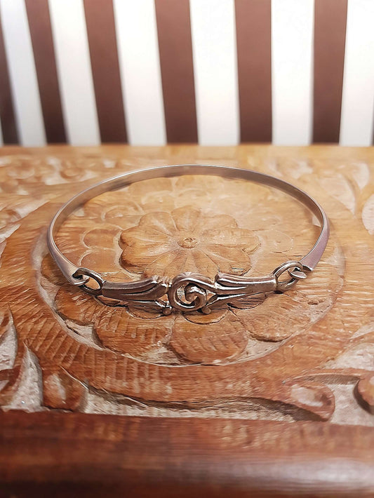 Vintage Sterling Silver Bangle Bracelet 925