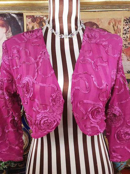 Vintage 1960s Aurora Borealis Crystal Glass Necklace Choker 16" Briolette