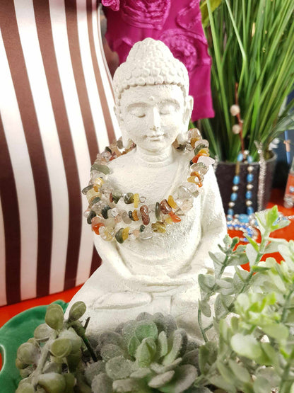 Vintage 1970s Quartz Agate Bracelet Boho Bohemian