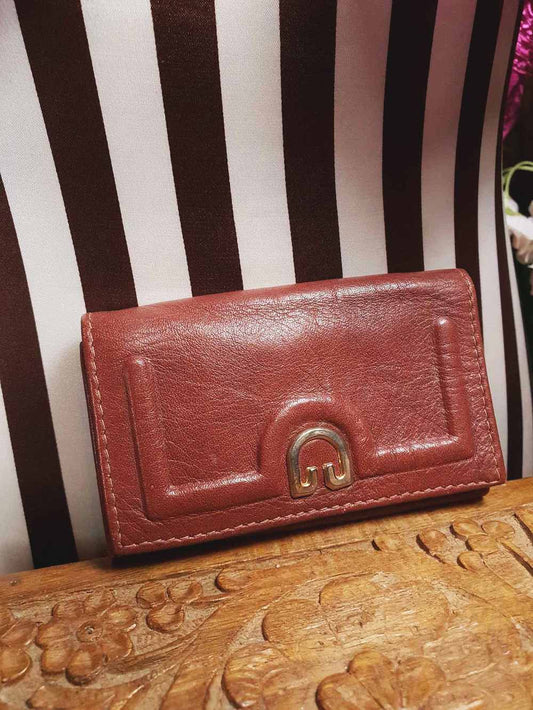 Vintage 1970s Buxton Leather Key Holder Wallet Keyring Omega Soft Hide