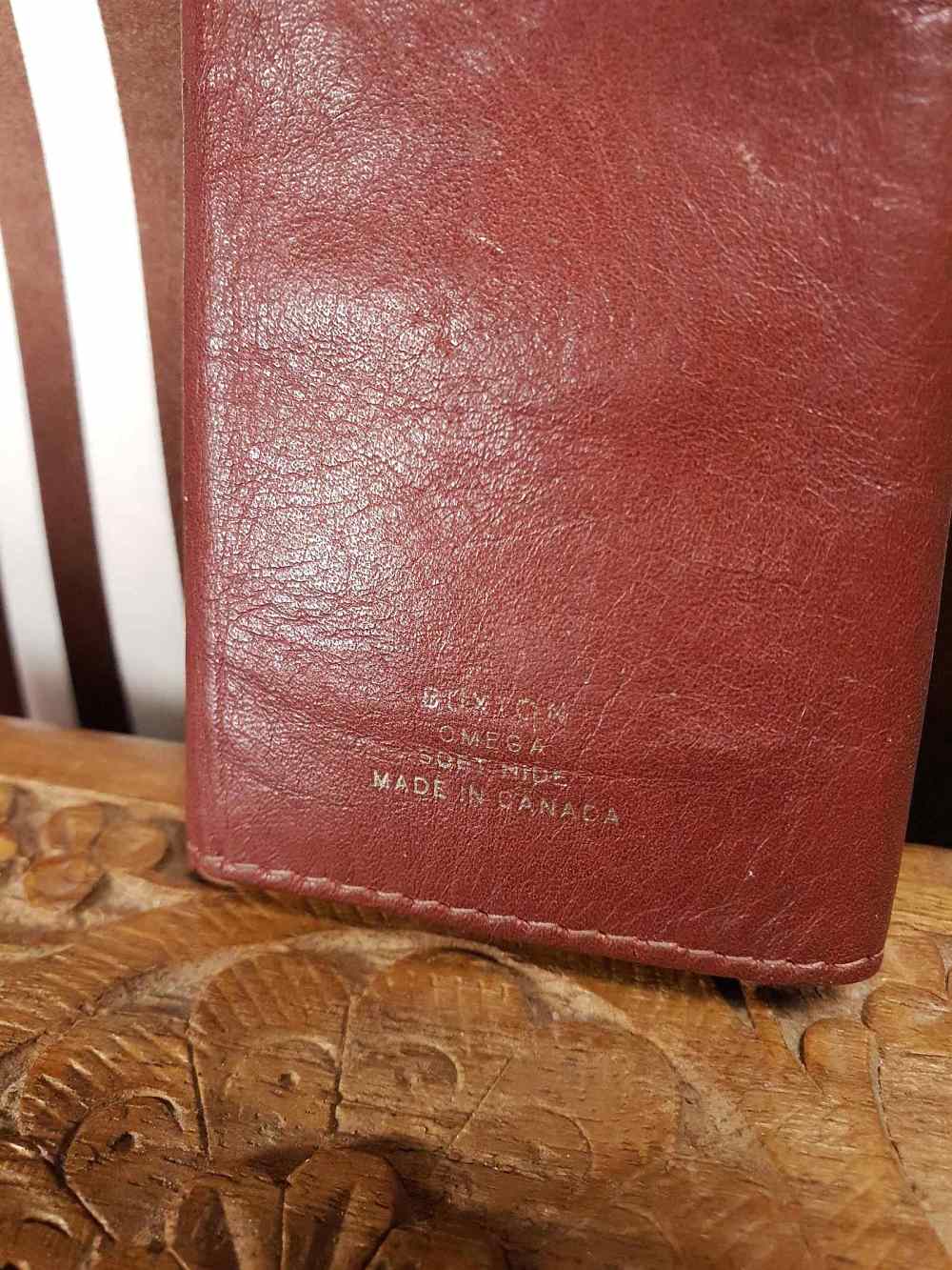 Vintage 1970s Buxton Leather Key Holder Wallet Keyring Omega Soft Hide