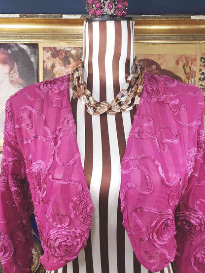 Vintage 90s Abalone Boho Necklace  - Five Strand Bohemian