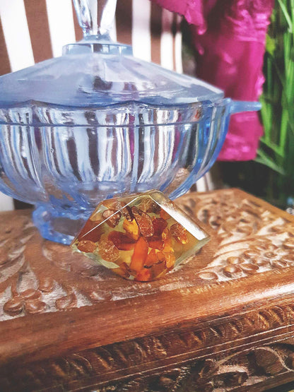 Vintage 1920s Baltic Amber Brooch Antique Art Deco