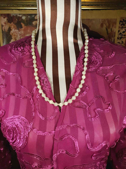 Vintage 1930s Mother of Pearl Necklace Art Deco MOP